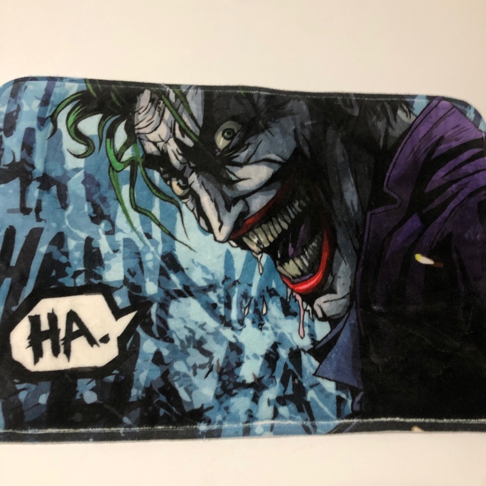 Batman Joker Print Bathroom Rug
